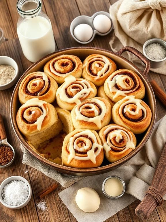 Die Besten Saftigen Zimtschnecken mit Frischkäse-Frosting (Original Hefeteig) - Schritt 2