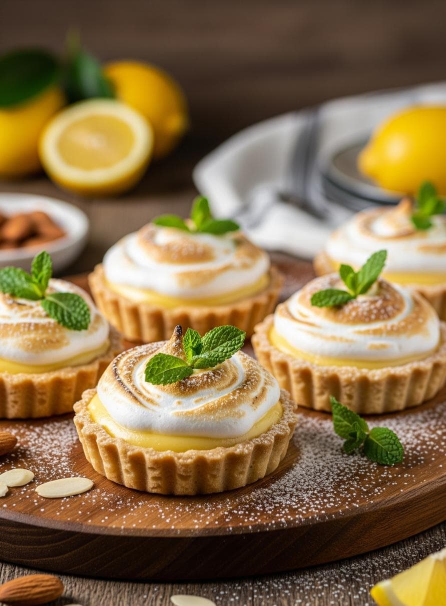 Zitronen-Tartelettes à la Cédric Grolet - Vegetarisches Desserts Rezept mit Sommerlich, Frühlingshaft | Zubereitungszeit 115 Minuten, bewertet mit 4.9 von 5 Sternen