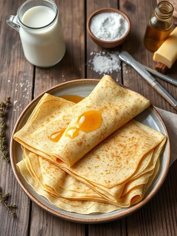 Französische Crêpes mit karamellisierten Granola-Nüssen - Schritt 6