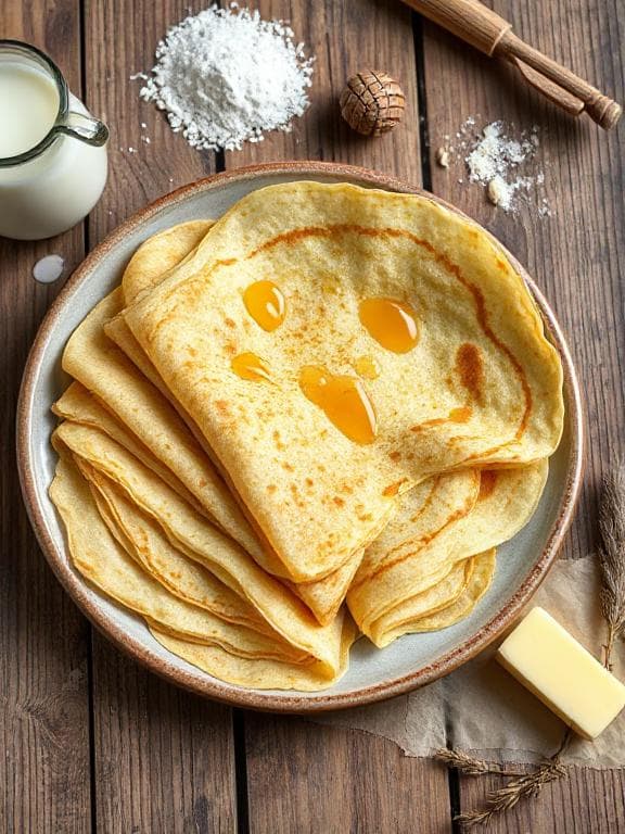Französische Crêpes mit karamellisierten Granola-Nüssen - Schritt 3