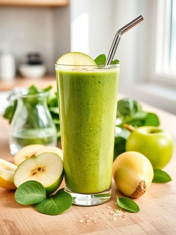 Mein liebster Grüner Smoothie für einen energiegeladenen Start! - Schritt 3
