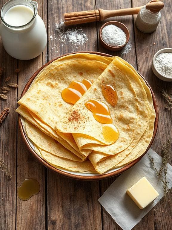 Französische Crêpes mit karamellisierten Granola-Nüssen - Schritt 1
