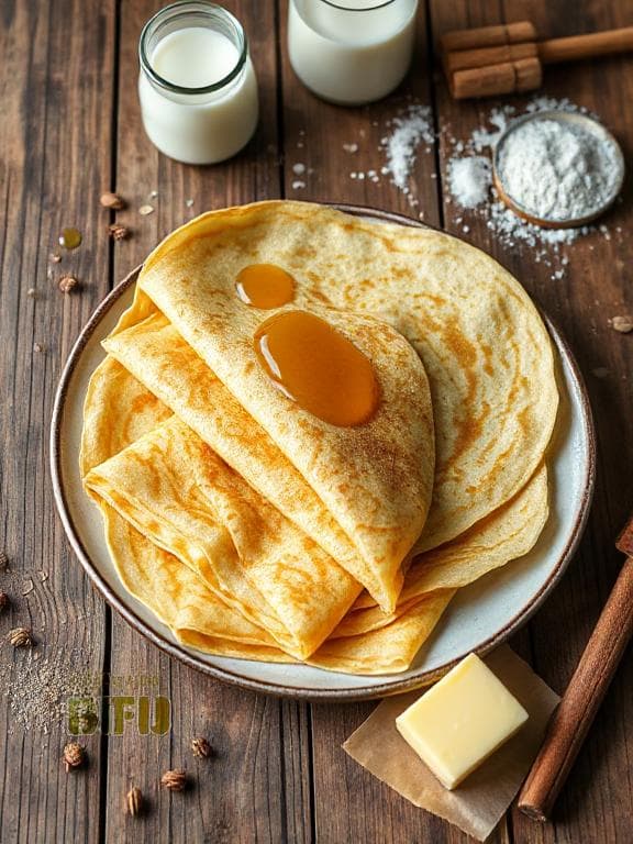 Französische Crêpes mit karamellisierten Granola-Nüssen - Schritt 4