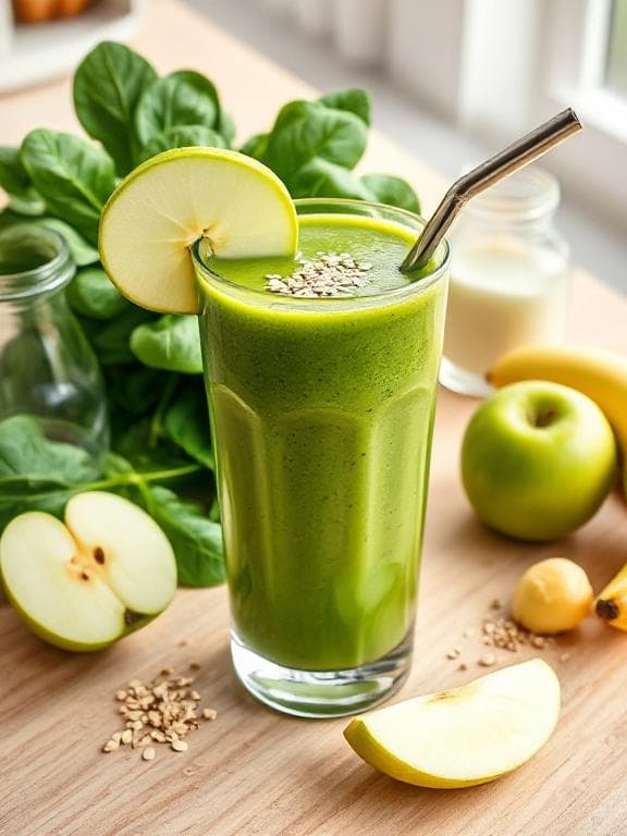 Mein liebster Grüner Smoothie für einen energiegeladenen Start! - Schritt 7