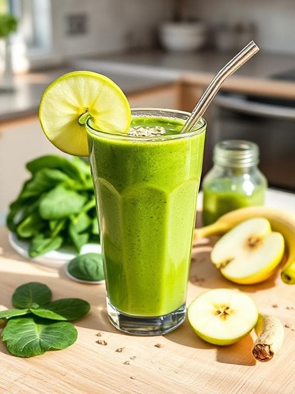 Mein liebster Grüner Smoothie für einen energiegeladenen Start! - Schritt 1