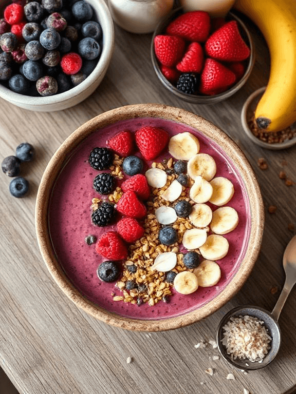 Beeren Smoothie Bowl - Schritt 3