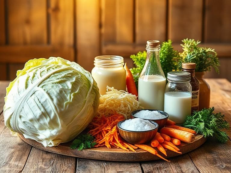 Zutaten für Klassischer Amerikanischer Coleslaw