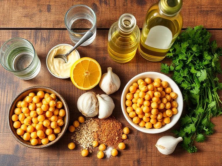 Zutaten für Cremiger Hummus – Einfach selbst gemacht!