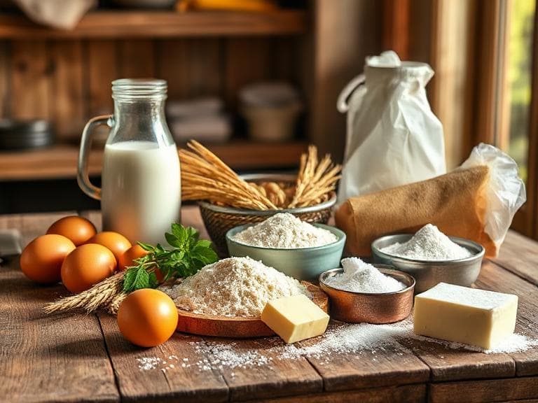 Zutaten für Mein fluffiger Kaiserschmarrn – ein Traum aus Österreich!