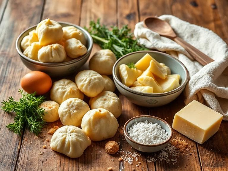 Zutaten für Kartoffelklöße
