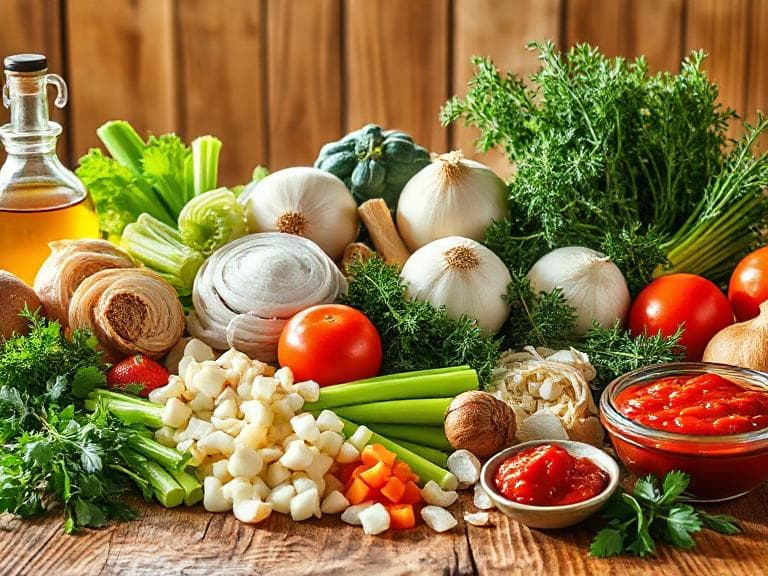 Zutaten für Herzhafte Kichererbsen-Bolognese: Dein Veggie-Traum!