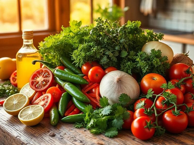 Zutaten für Würzige Salsa Roja: Dein hausgemachter Dip-Star