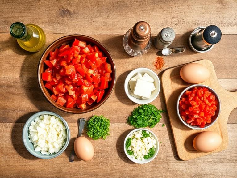 Zutaten für Shakshuka