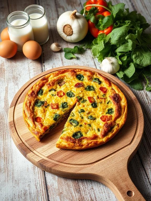 Bunte Gemüse-Frittata aus der Pfanne