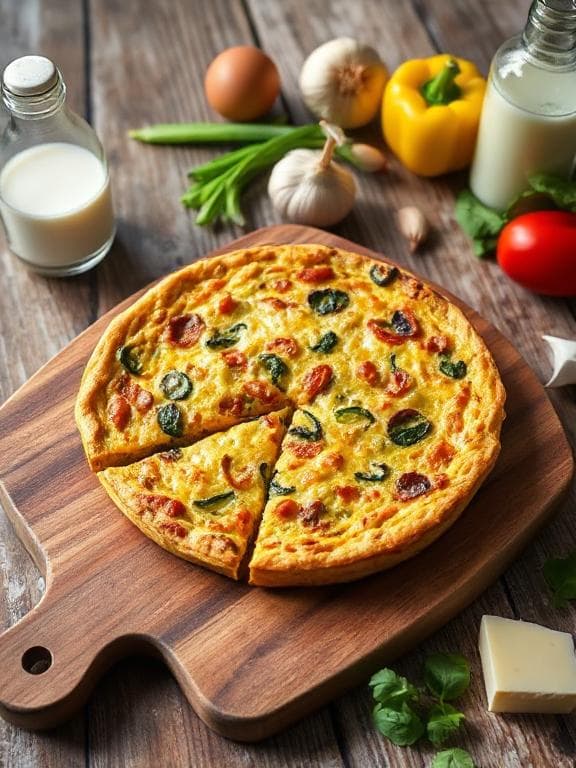 Bunte Gemüse-Frittata aus der Pfanne - Schritt 1