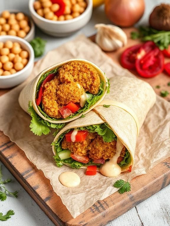 Dein unwiderstehlicher Falafel Wrap – orientalische Genüsse selbst gemacht! - Schritt 7