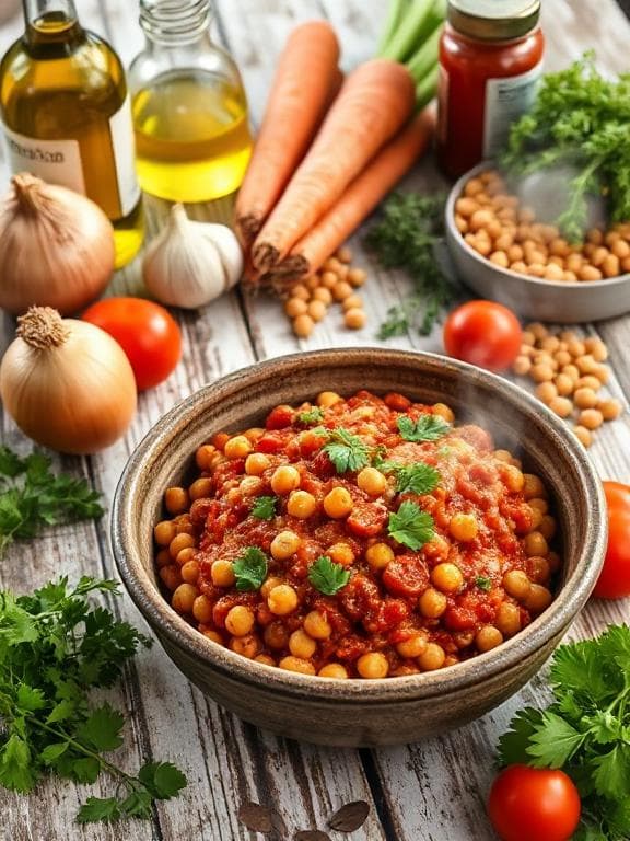 Herzhafte Kichererbsen-Bolognese: Dein Veggie-Traum! - Schritt 7