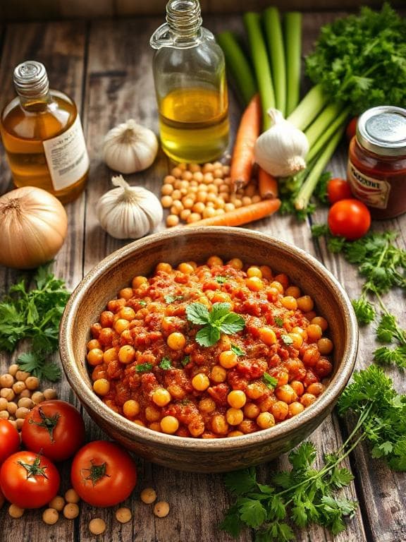 Herzhafte Kichererbsen-Bolognese: Dein Veggie-Traum! - Schritt 3