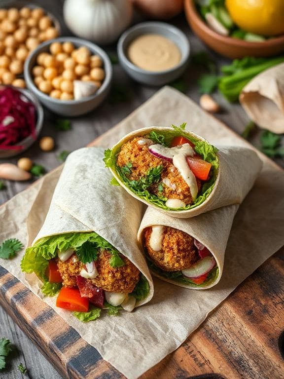 Dein unwiderstehlicher Falafel Wrap – orientalische Genüsse selbst gemacht! - Schritt 6