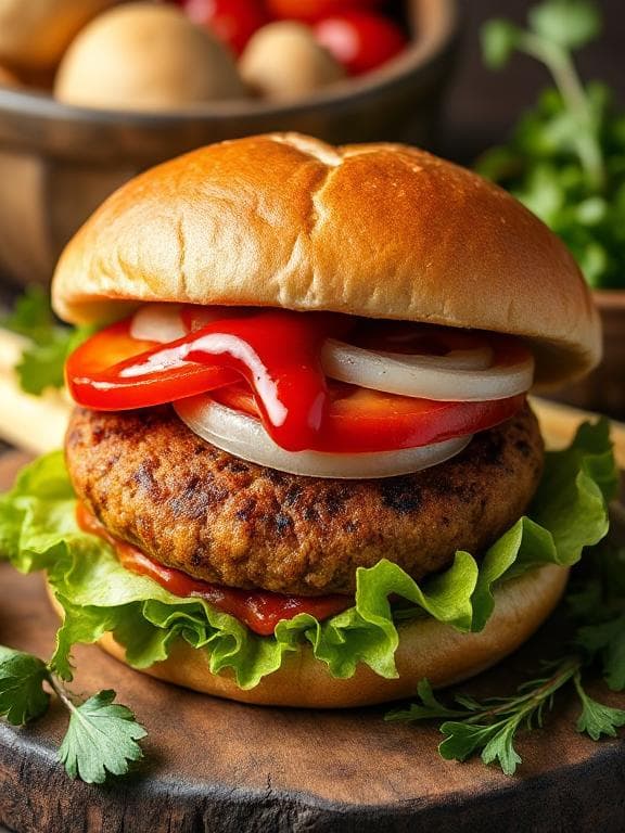 Herzhafte Vegetarische Burger aus Kidneybohnen - Schritt 2