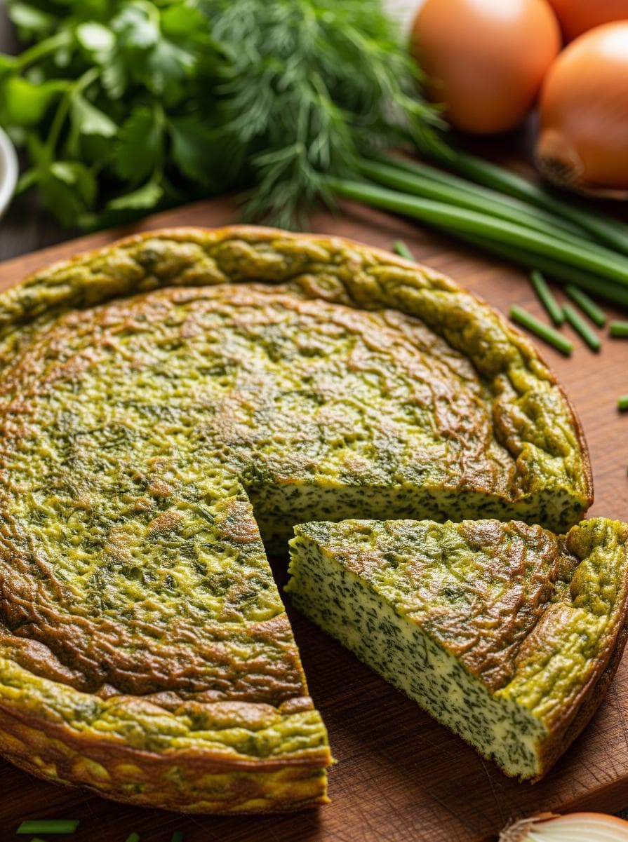 Kuku Sabzi: Persischer Kräuterkuchen - Schritt 2