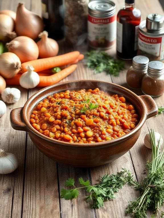 Vegetarische Linsen-Bolognese: Ein Herzhaftes Geschmackserlebnis - Schritt 7