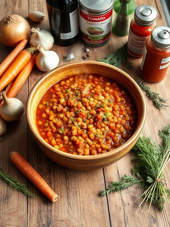 Vegetarische Linsen-Bolognese: Ein Herzhaftes Geschmackserlebnis - Schritt 3