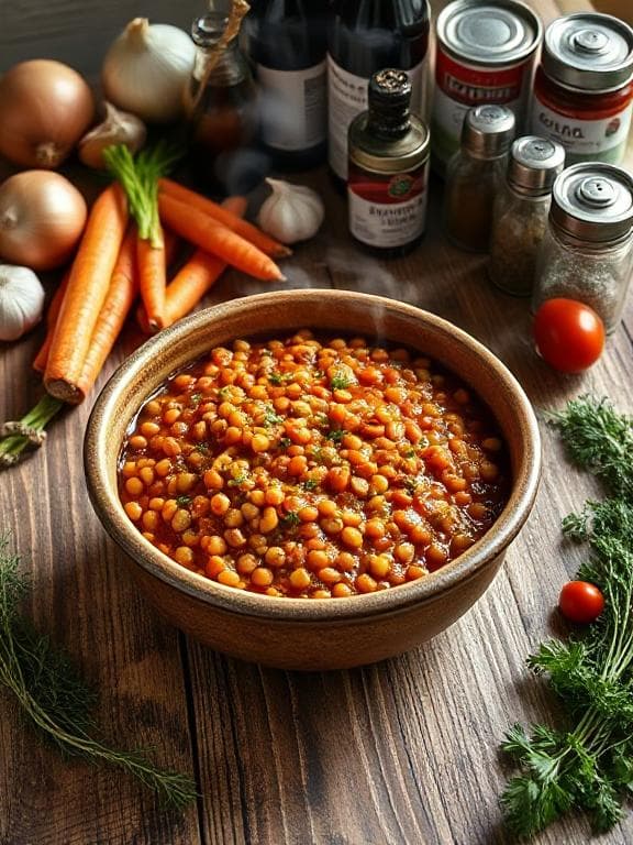 Vegetarische Linsen-Bolognese: Ein Herzhaftes Geschmackserlebnis - Schritt 1