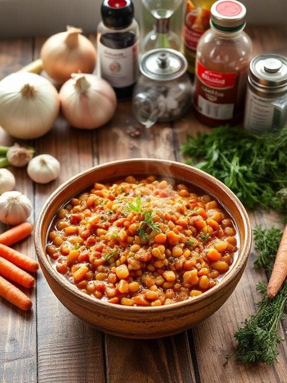 Vegetarische Linsen-Bolognese: Ein Herzhaftes Geschmackserlebnis - Schritt 4