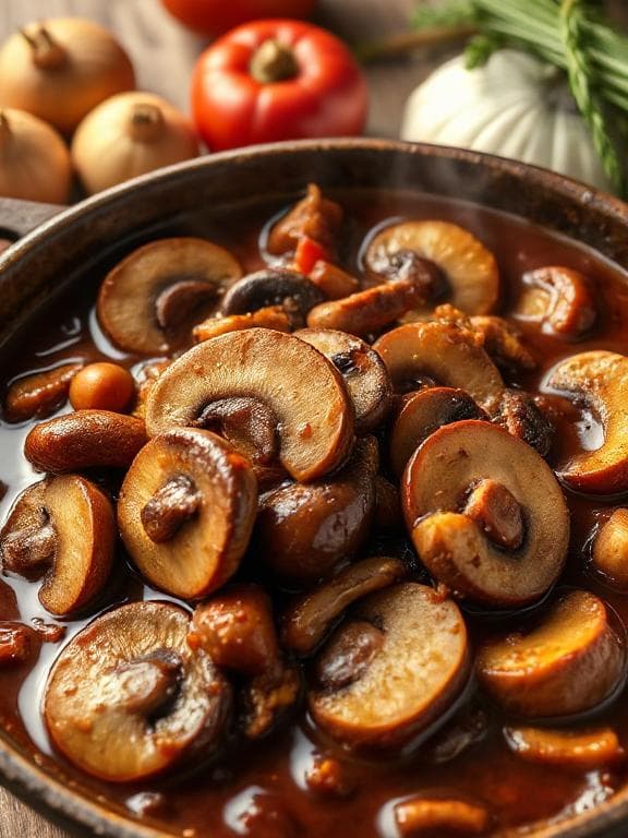 Pilzgulasch - Schritt 7