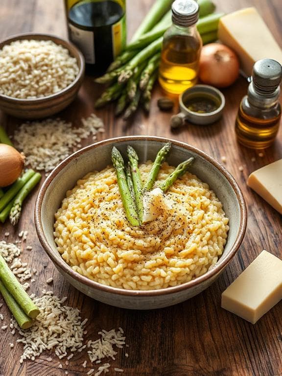 Himmlisch Cremiges Spargelrisotto - Schritt 4