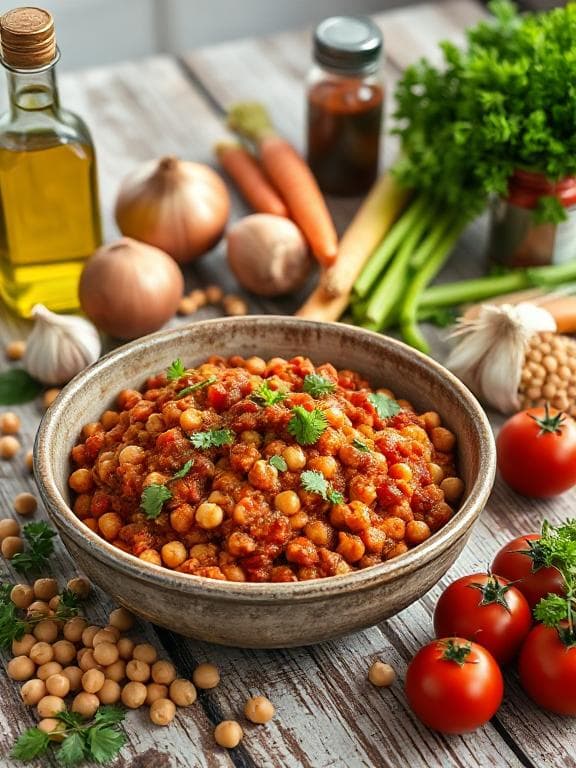 Herzhafte Kichererbsen-Bolognese: Dein Veggie-Traum! - Schritt 4