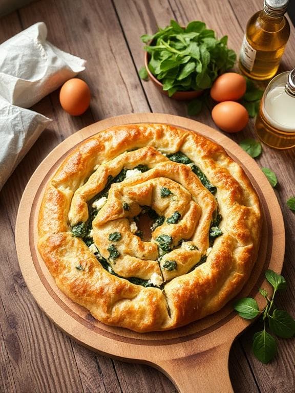 Türkischer Börek mit Spinat und Feta - Schritt 2