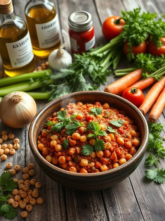 Herzhafte Kichererbsen-Bolognese: Dein Veggie-Traum! - Schritt 2