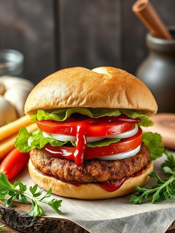 Herzhafte Vegetarische Burger aus Kidneybohnen - Schritt 3