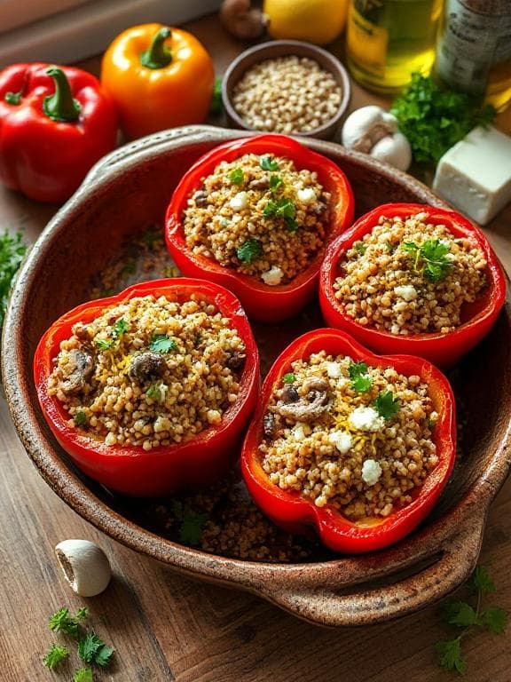 Gefüllte Paprika Vegetarisch - Schritt 1