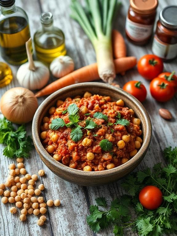 Herzhafte Kichererbsen-Bolognese: Dein Veggie-Traum! - Schritt 6