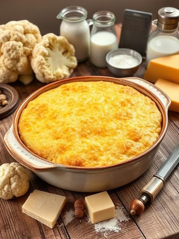 Blumenkohl Käse Auflauf - Schritt 4