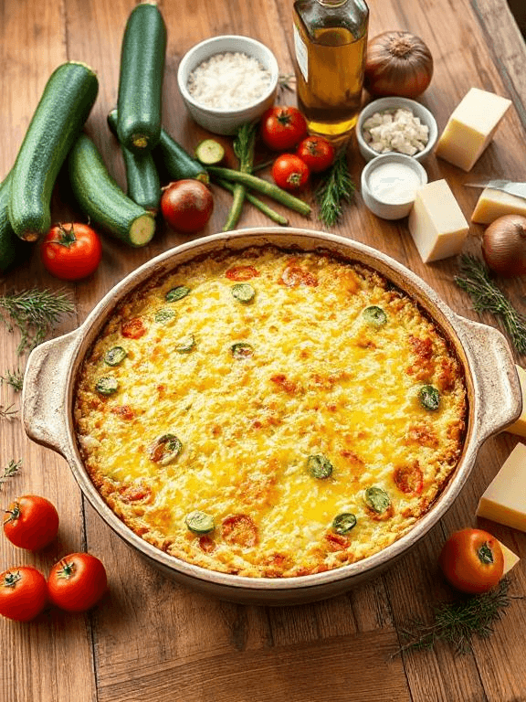 Zucchini Reis Auflauf - Schritt 2