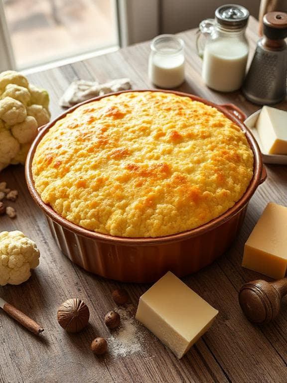 Blumenkohl Käse Auflauf - Schritt 6