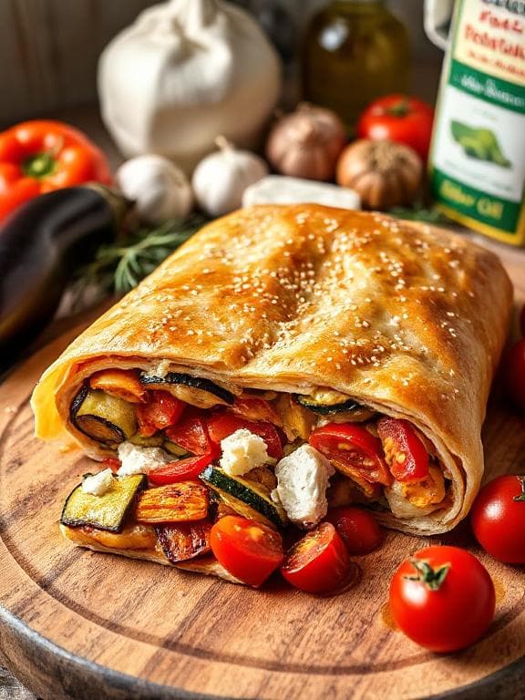 Gemüse-Strudel Vegetarisch - Schritt 1