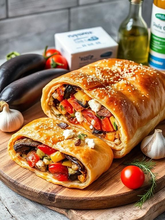 Gemüse-Strudel Vegetarisch - Schritt 2