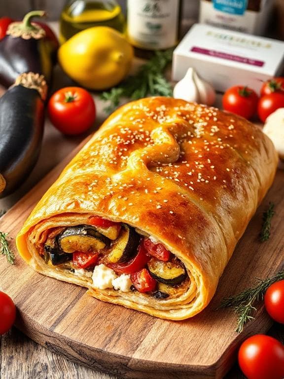Gemüse-Strudel Vegetarisch - Schritt 6