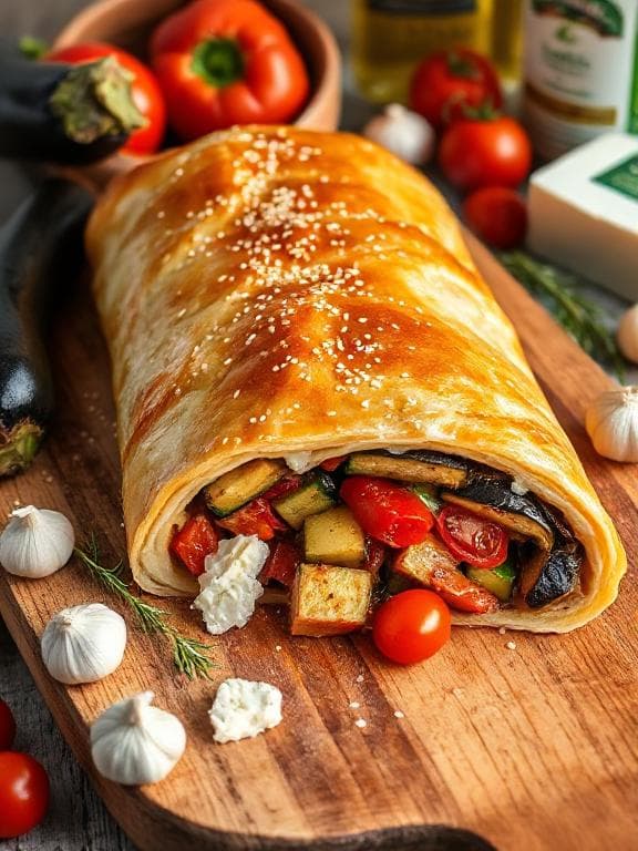 Gemüse-Strudel Vegetarisch - Schritt 4