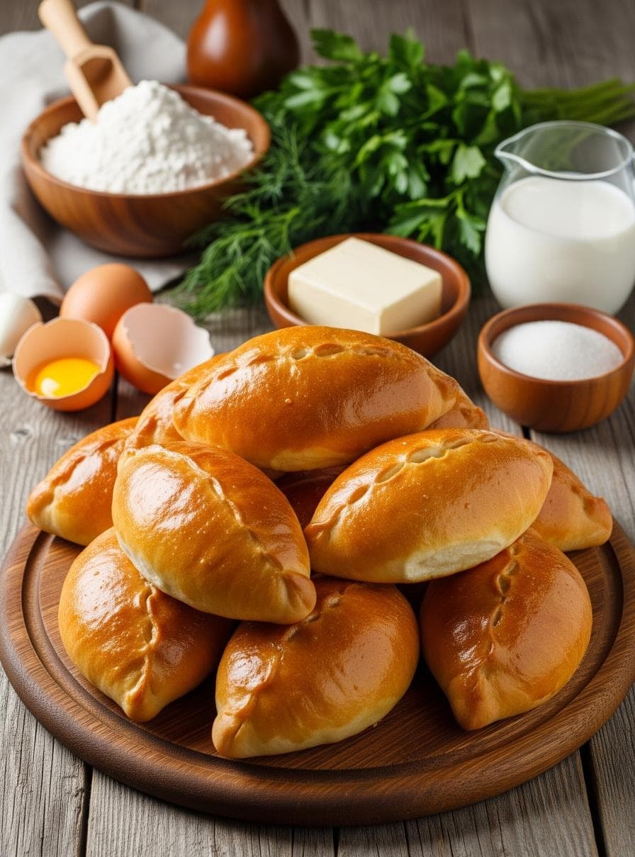 Klassische Piroschki mit Kartoffel-Füllung - Schritt 3