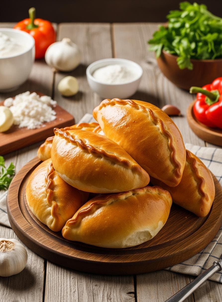 Klassische Piroschki mit Kartoffel-Füllung - Schritt 2