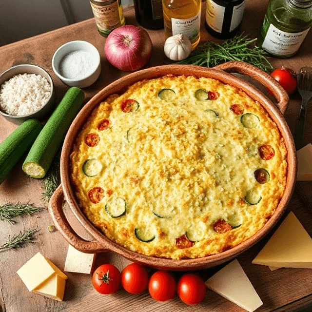 Zucchini Reis Auflauf - Schritt 4