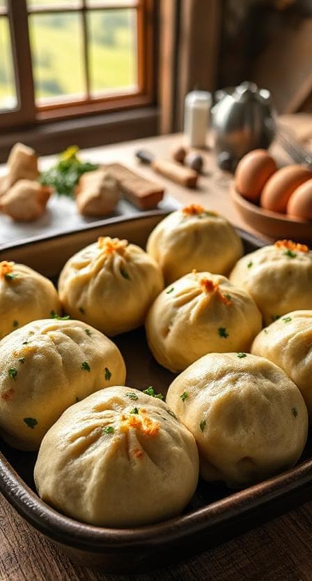 Semmelknödel - Vegetarisches Hauptgerichte Rezept mit Traditionell, Deutsch | Zubereitungszeit 50 Minuten, bewertet mit 4.1 von 5 Sternen