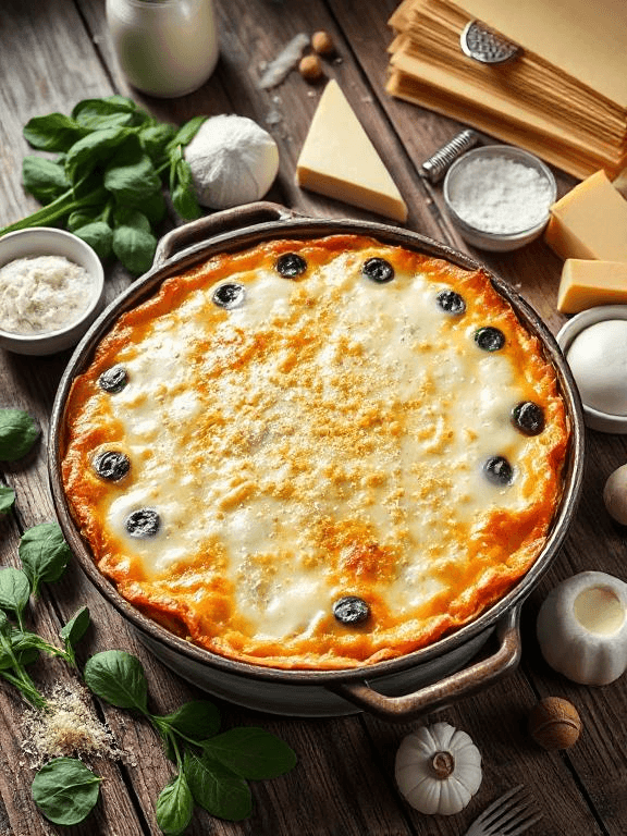 Spinat Käse Lasagne - Schritt 7