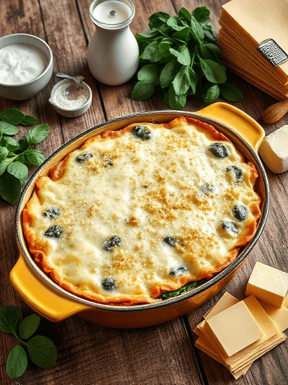 Spinat Käse Lasagne - Schritt 1